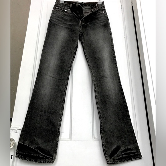 LONDONJEAN Denim - LONDONJEAN VNT Black Distressed Denim Jean‎